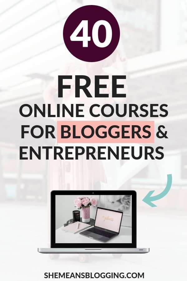 free online courses for bloggers, free blogging courses