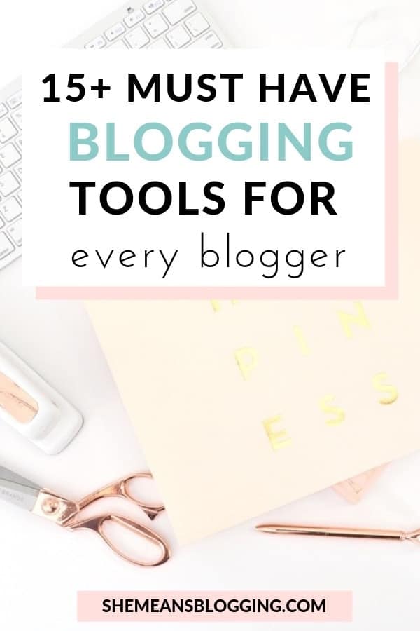 15+ blogging tools for almost every blogger! And, most of these are free blogging tools and I use them everyday to grow my own blog. Have a look at free blogging tools for bloggers! #blogging #blog #blogtips 