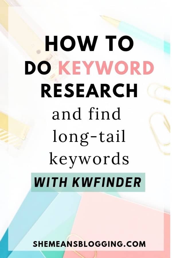 Struggling with keyword research? Learn how to do keyword research and find long-tail keywords to rank on Google with this keyword research tool. #seotips #searchengineoptimisation #bloggingtips