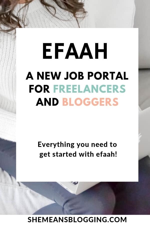 Efaah jobs - A new freelance marketplace for freelancers and bloggers! Ready to grow your freelance income? This new job portal is for you! Sign up with free account, and get excited to new job postings. #freelance #freelancing #workfromhome #bloggers #selfemployed