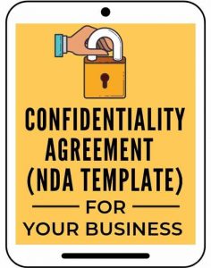 confidentiality agreement NDA template