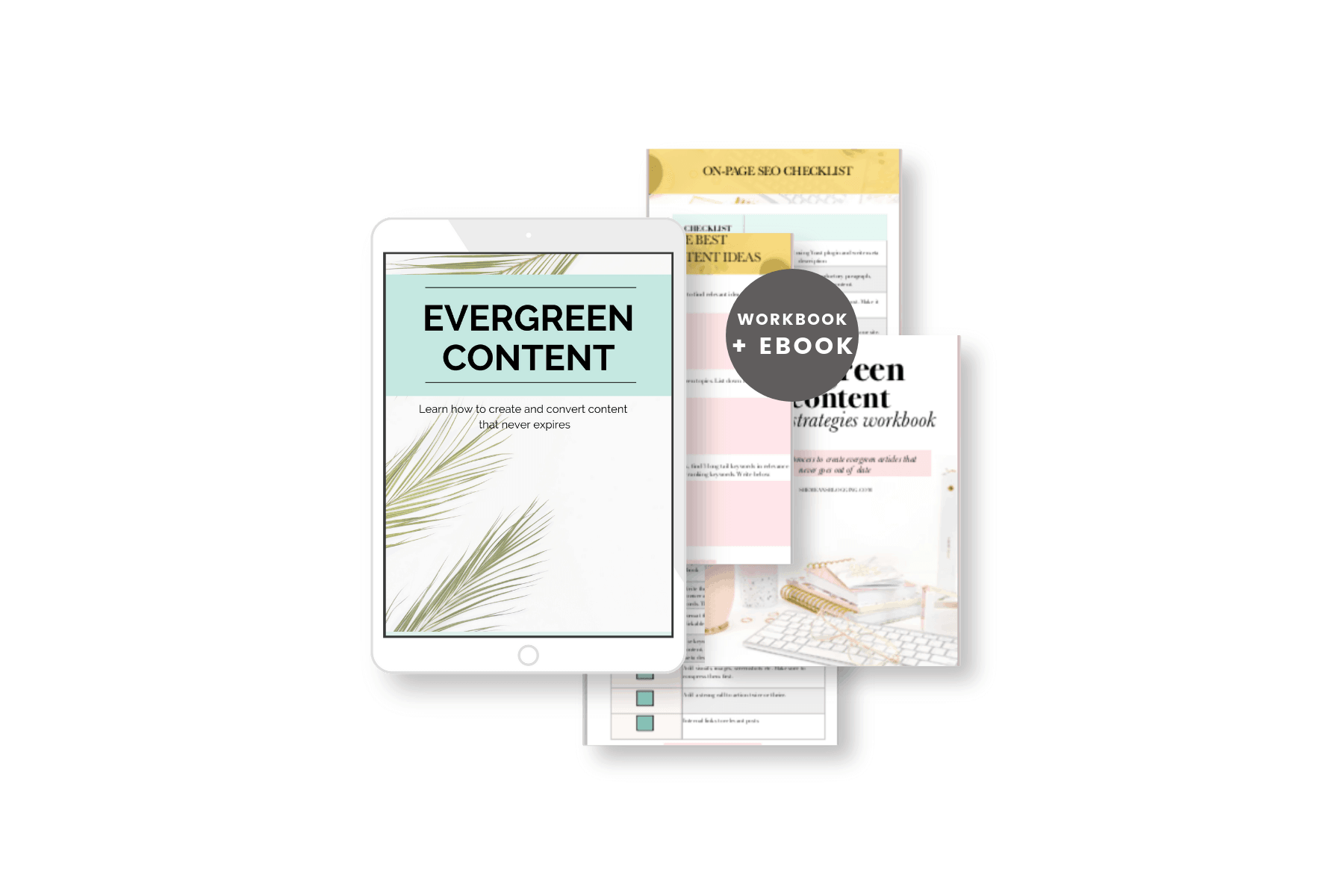 evergreen content ebook and workbook