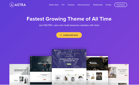 wpastra - best wordpress themes for bloggers 