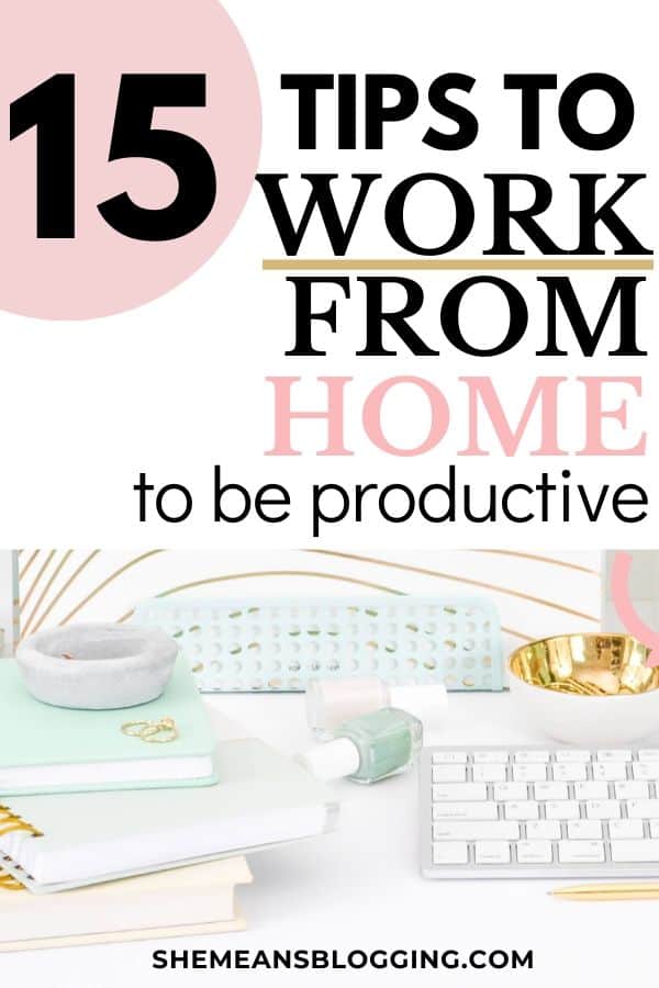 Are you working from home, and not feel productive? Read on to find the best work from home tips to increase productivity and get more work done. Here are some awesome tips to work from home for all entrepreneurs, freelancers and stay at home individuals. Now, easily work from home. #workfromhome #workathome #freelancing 