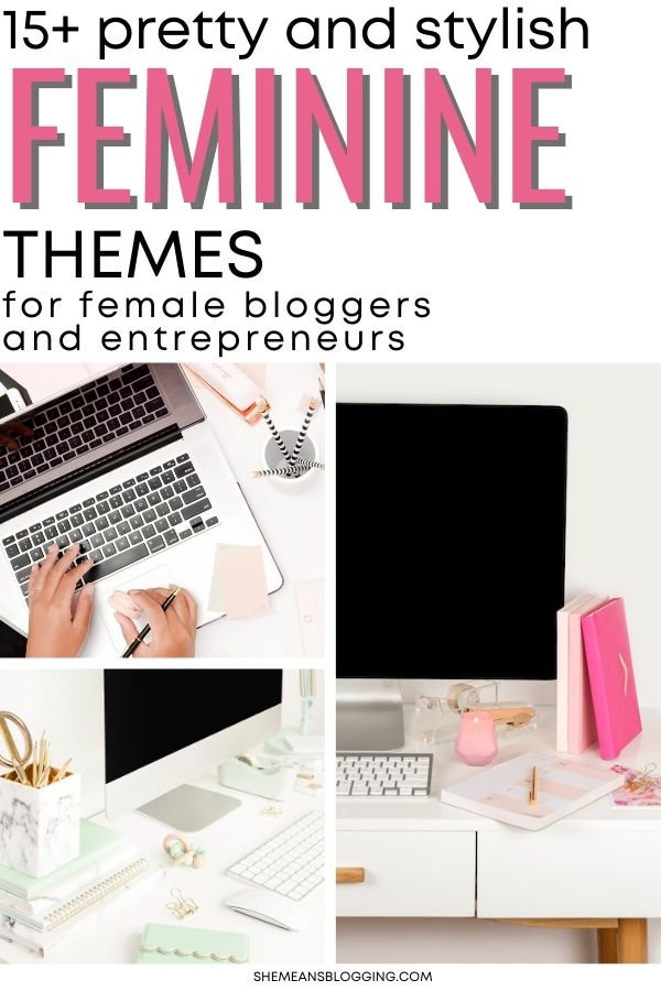 Pretty feminine wordpress themes are always in demand! Get inspiring and bold feminine theme for your website here. Check out all beautiful, vibrant and gorgeous wordpress themes for female entrepreneurs. #wordpressthemes #templates