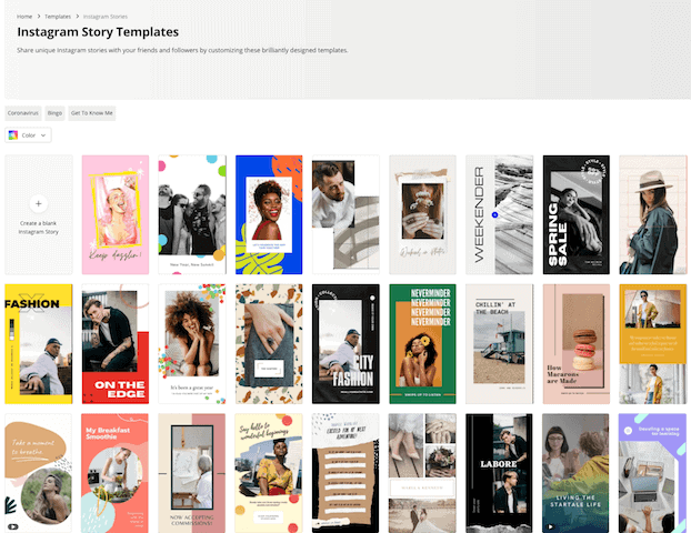 instagram story templates