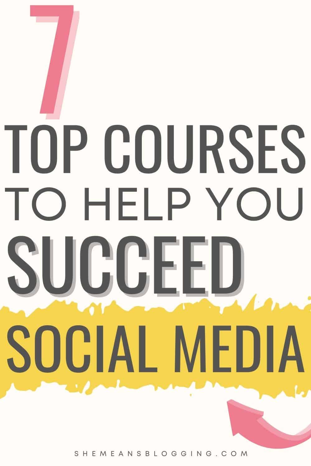 The best online courses for social media. From instagram strategy to youtube and personal branding, these popular social media courses will help become a successful marketer on social media platforms. Click to check out top social media online courses.
